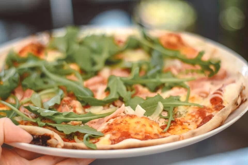 Pizza w restauracji Lobster