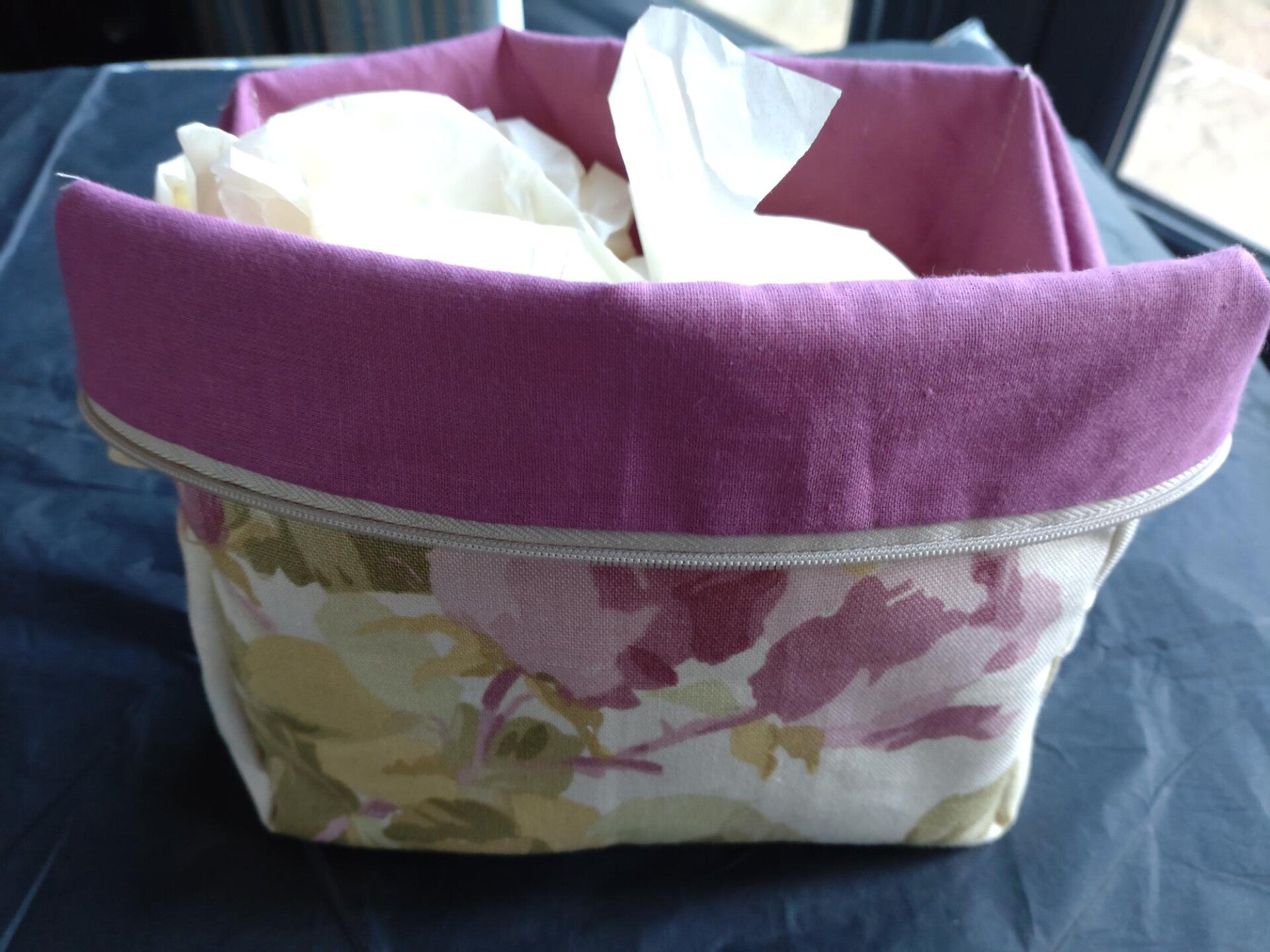 Box bag - flower print