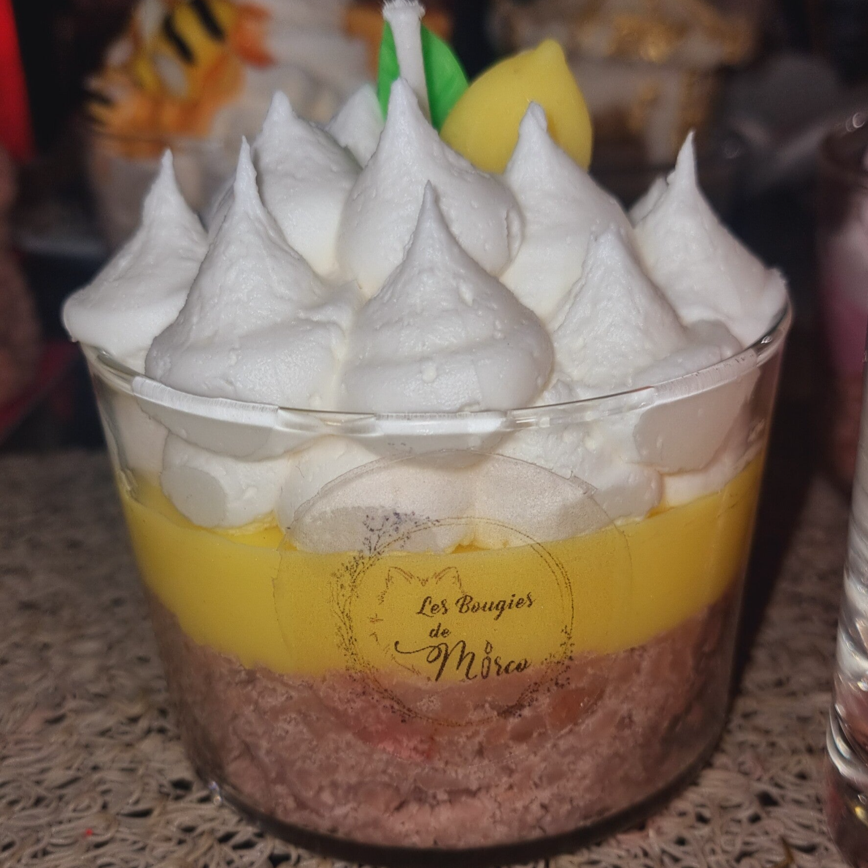 bougie Gourmande Verrine "Tarte aux Citron"