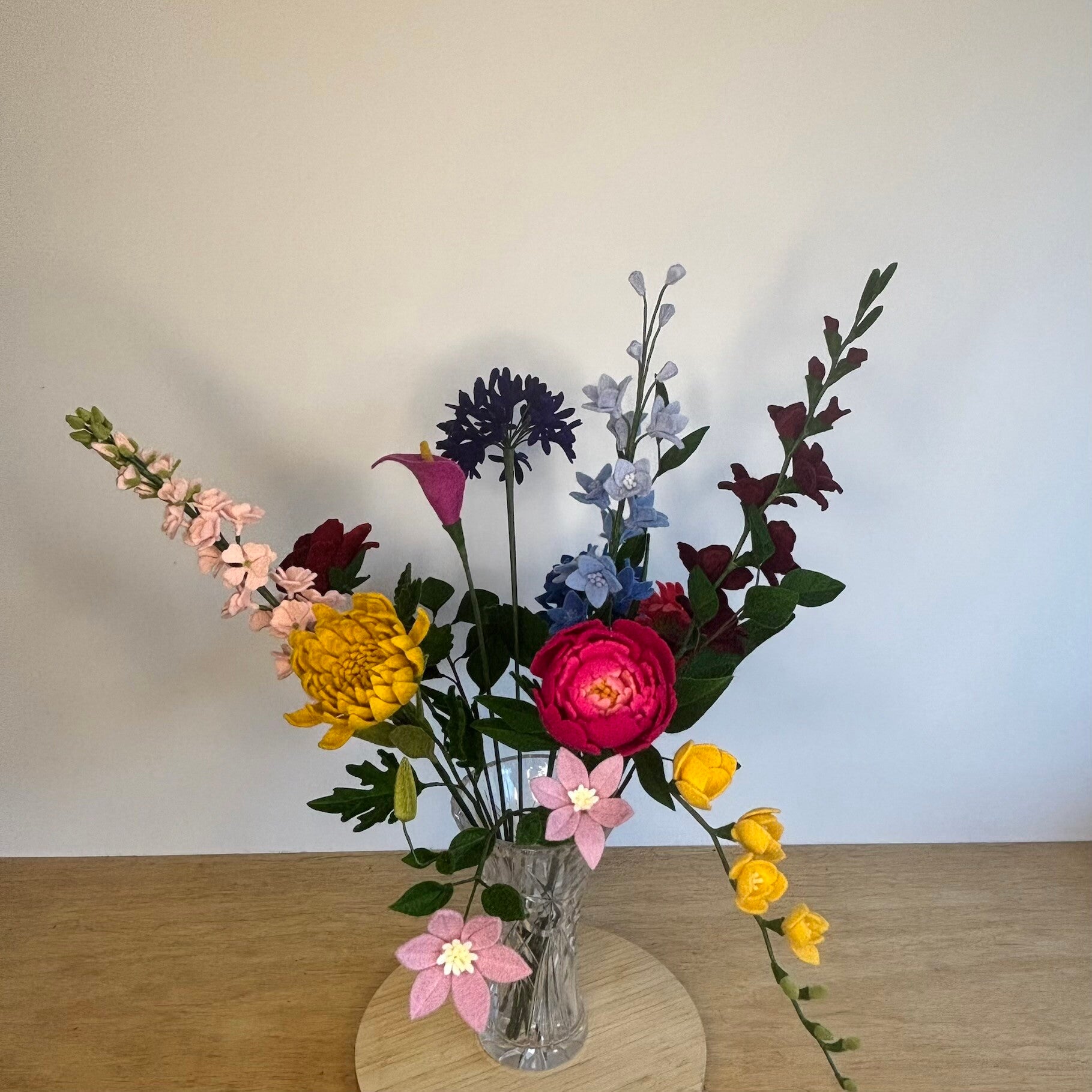 Vrolijk bont boeket L