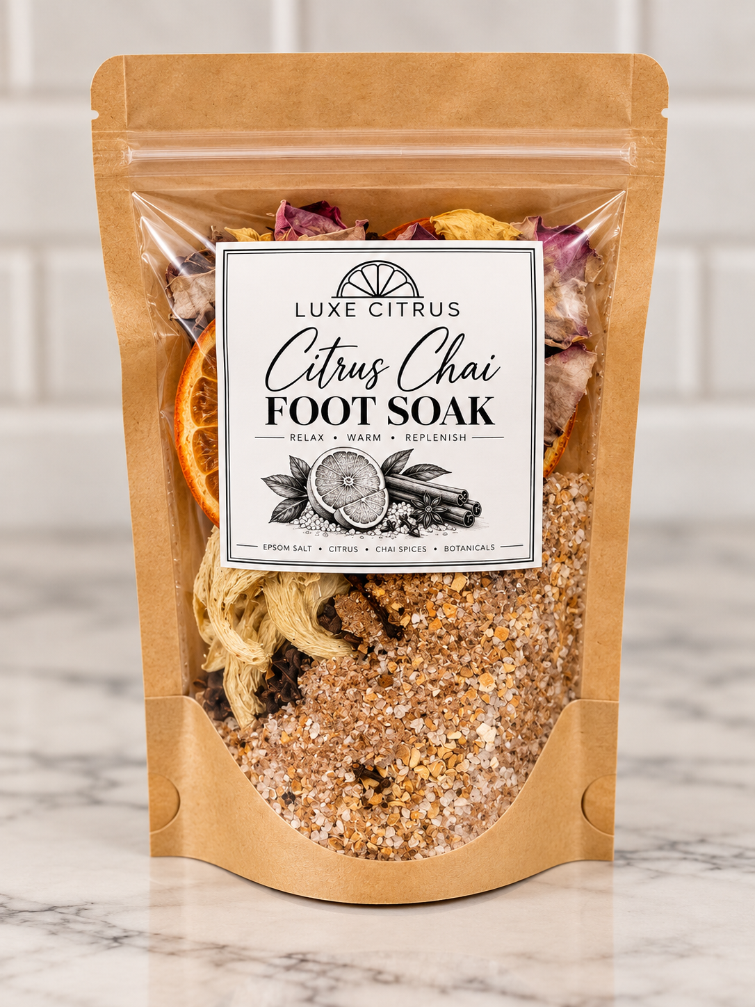 Citrus Chai Foot Soak