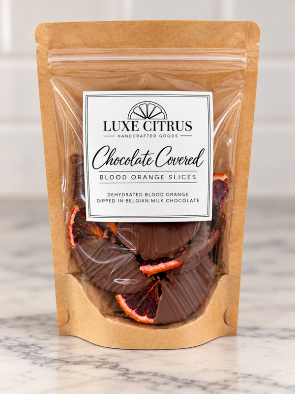 Chocolate Covered Blood Orange Slices