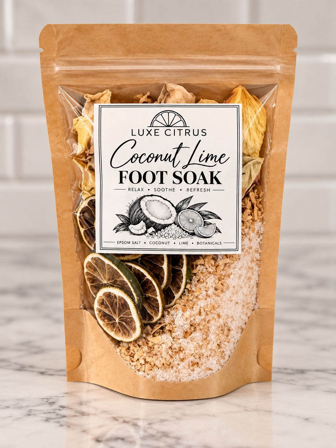 Coconut Lime Foot Soak