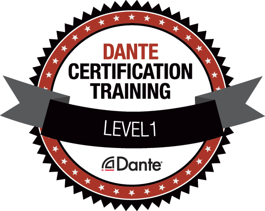 Dante Level 1 Certificering