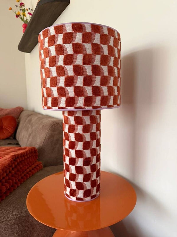 Funky Orange Lamp