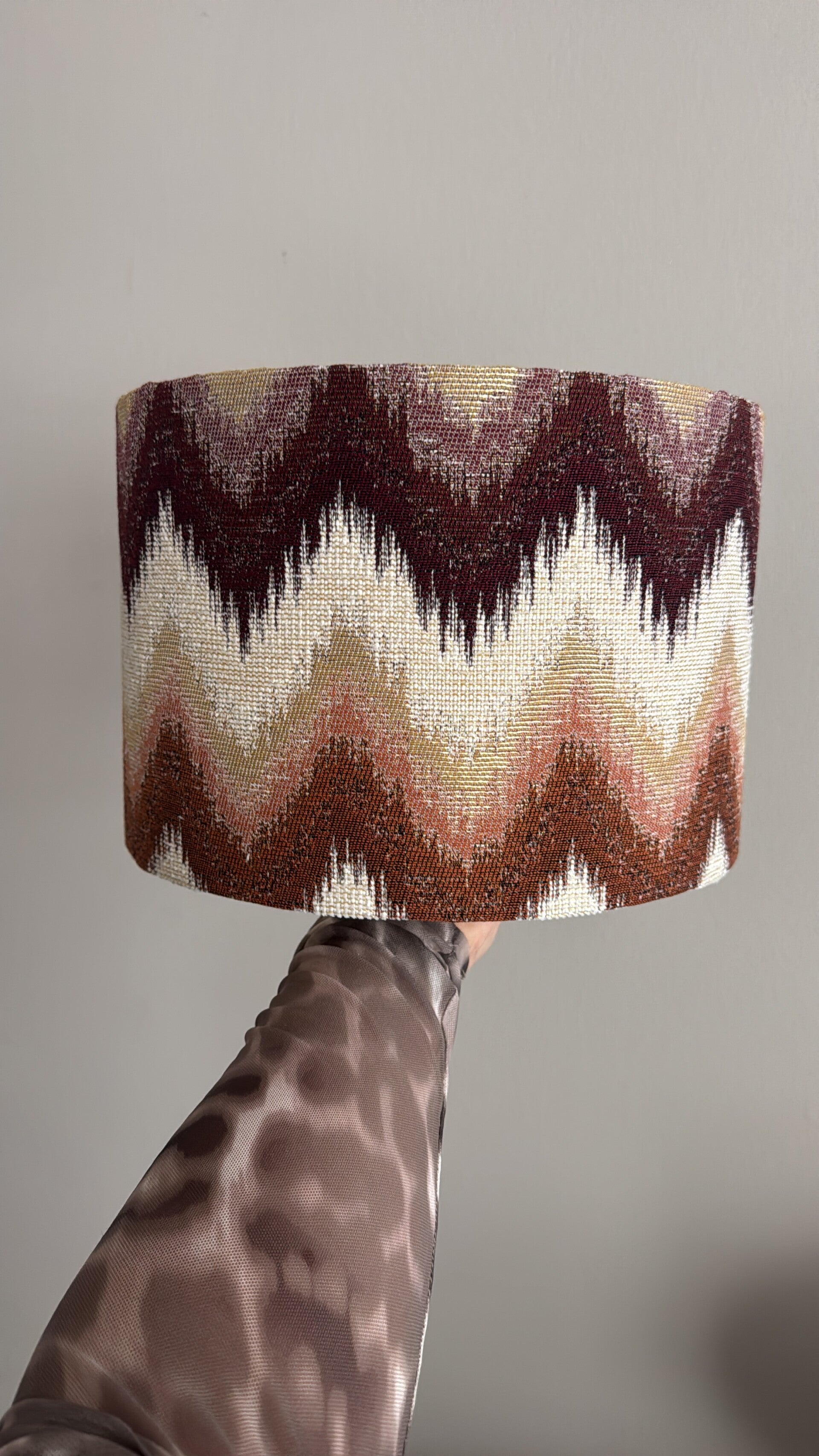 Lampenkap Burgundy Zigzag