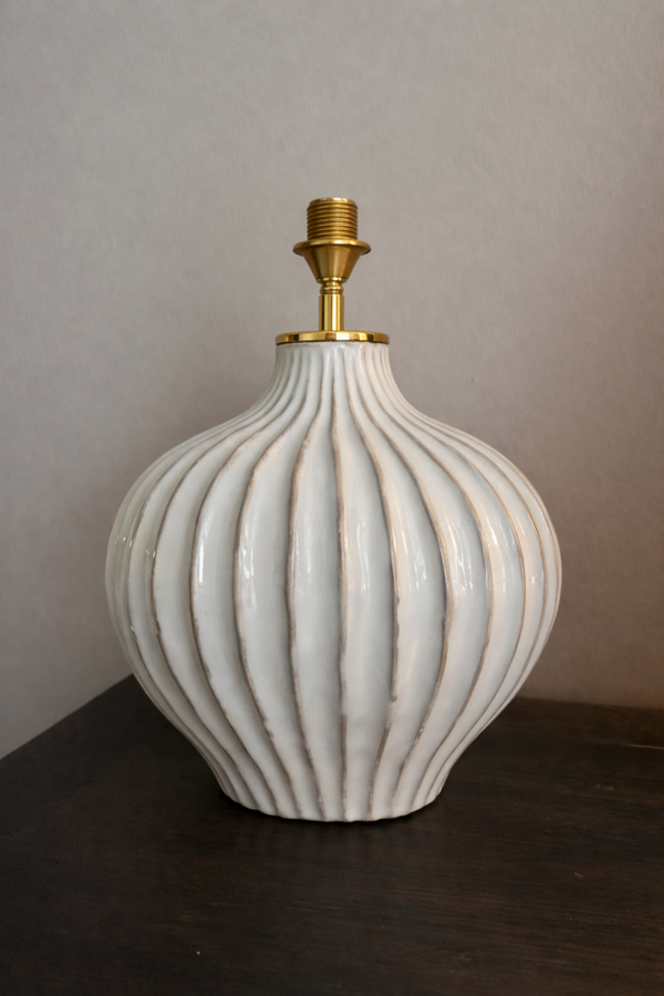 Lampenvoet - Clam Ivory mini