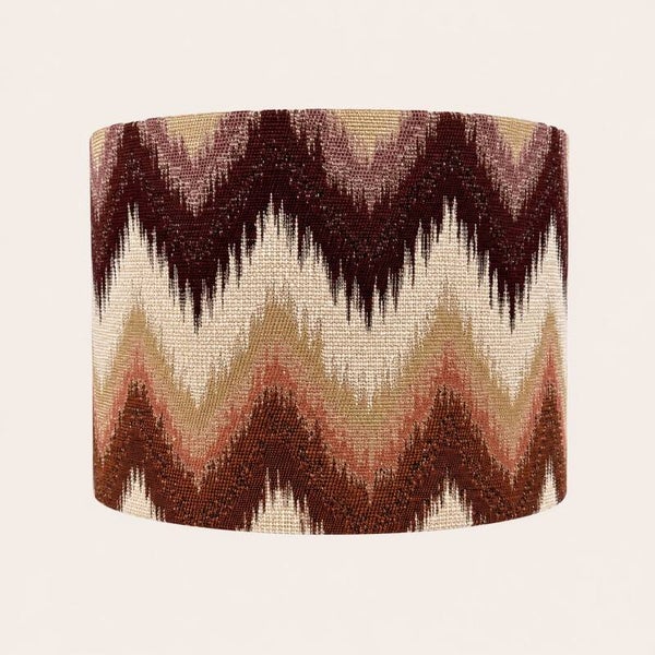 Lampenkap Burgundy Zigzag