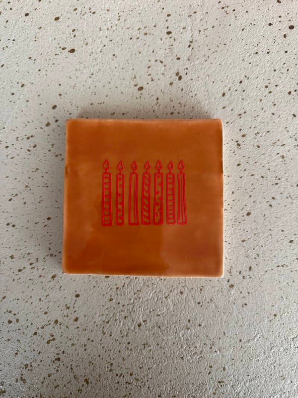 Tegeltje kaarsjes