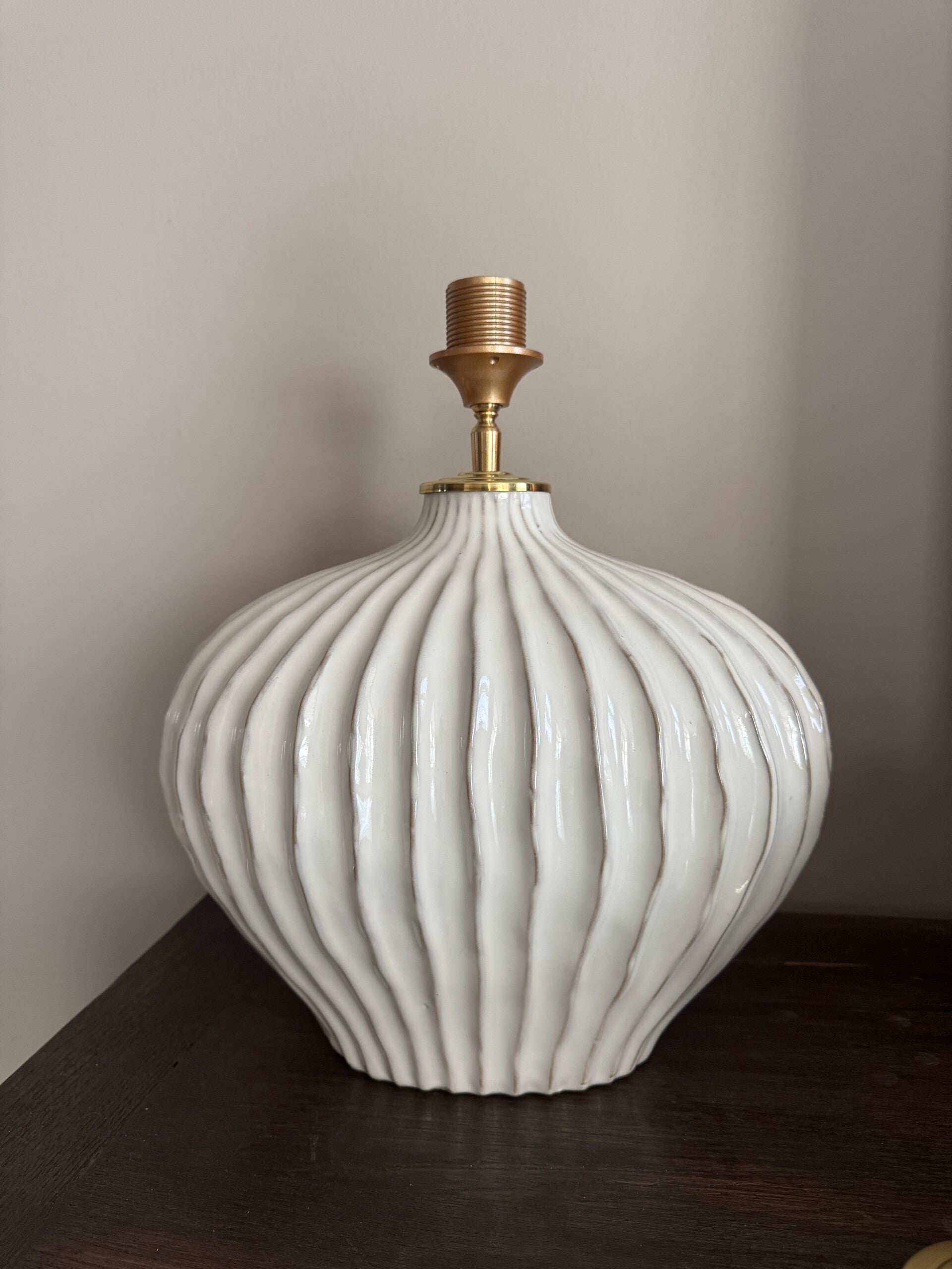 Lampenvoet - Clam Ivory