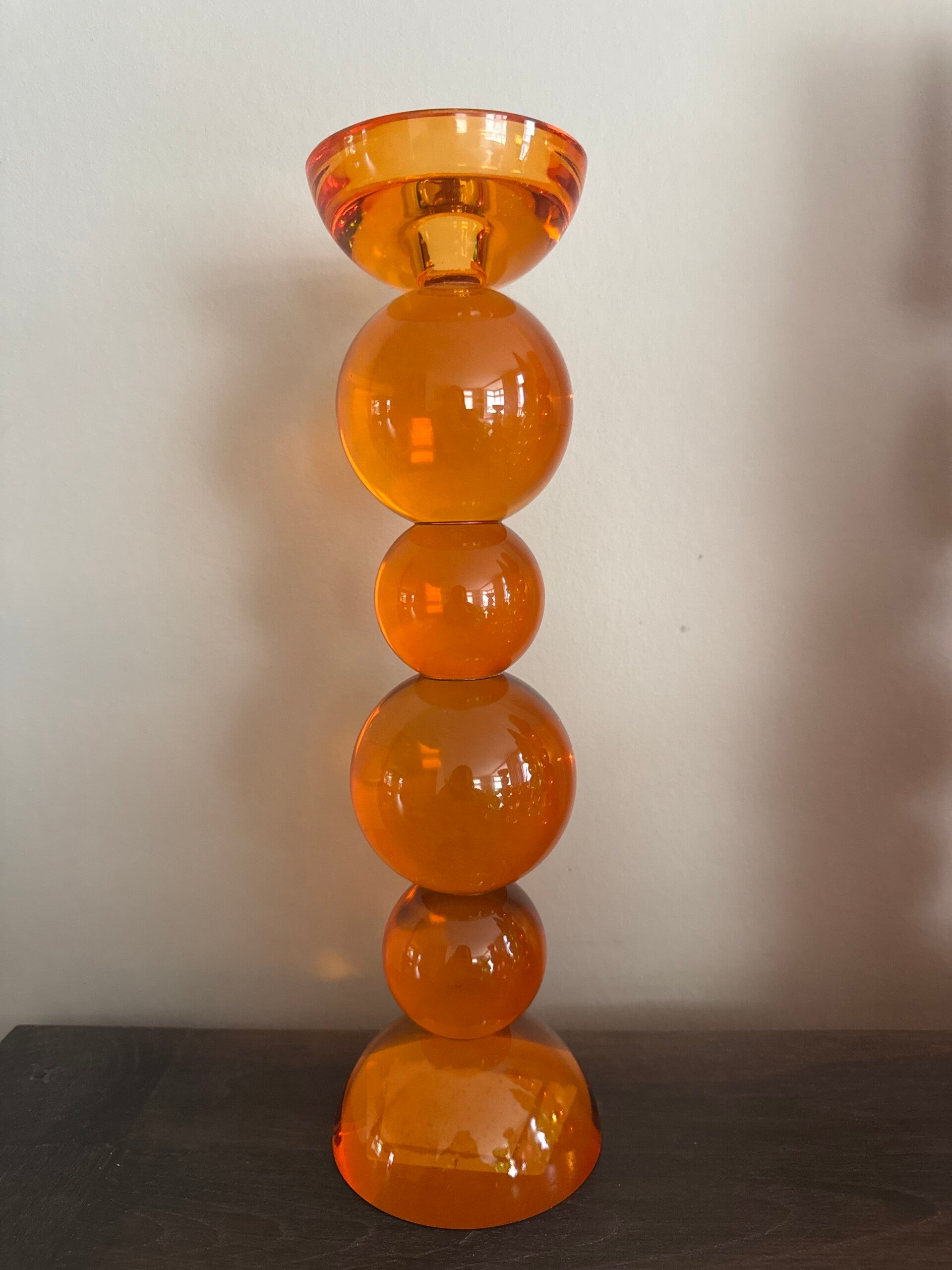 Light & Living kandelaar bolling oranje L