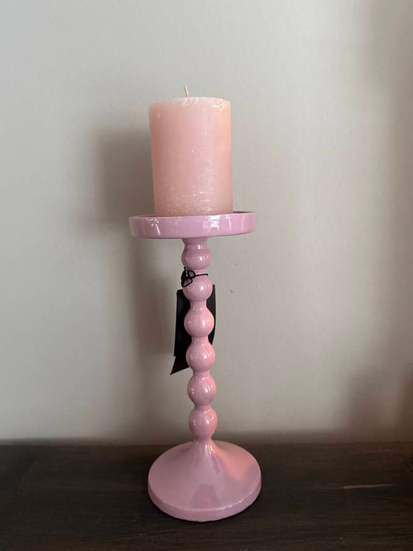 Colmore kaarsenstandaar licht roze