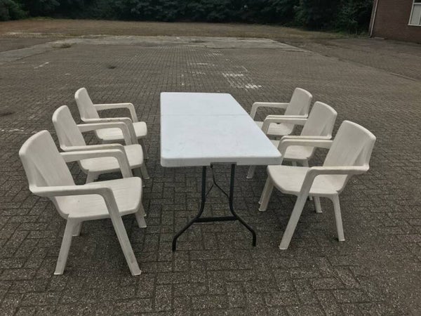 Klaptafel 6 pers