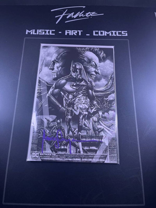Batman #118 (Black & White Variant Cover, Signiert)