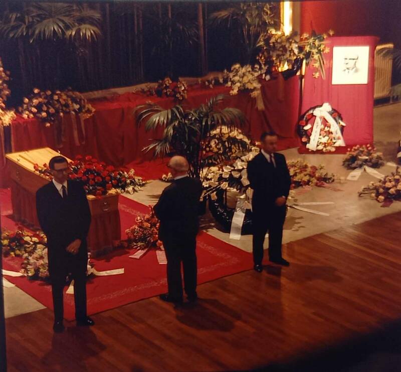 condeolance in de kleine zaal