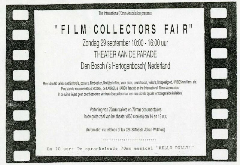 70mm collectors fair