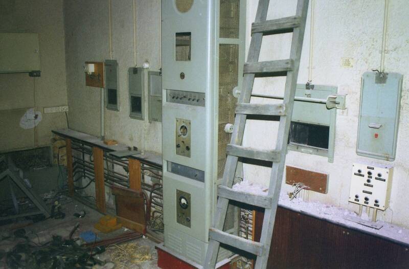 cabine zonder de projectoren