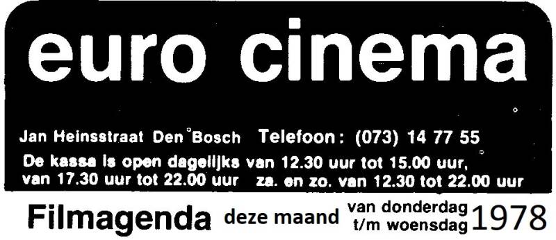 Euro Cinema filmladder 1978