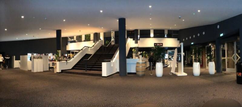 de hal na de grote renovatie in 2018