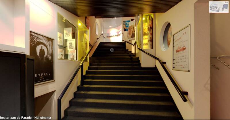 de trap naar cinema club