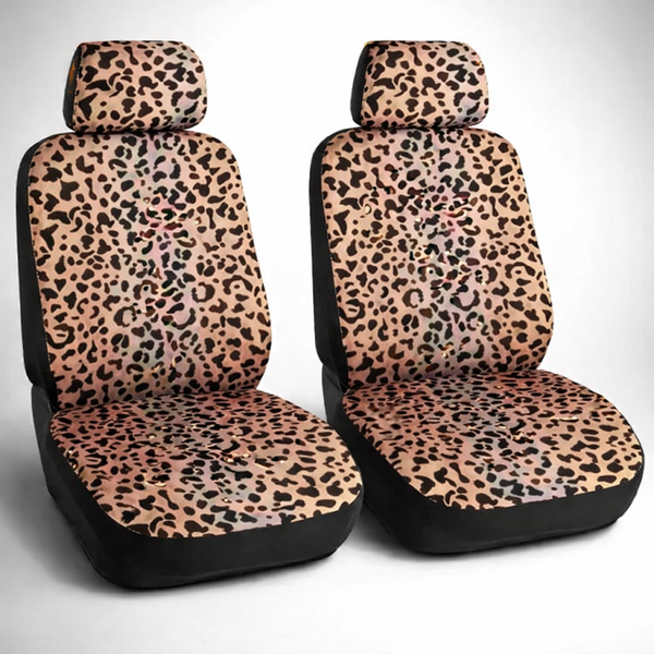 Gordelbaas - Leopard auto stoelhoezen (2 stuks)