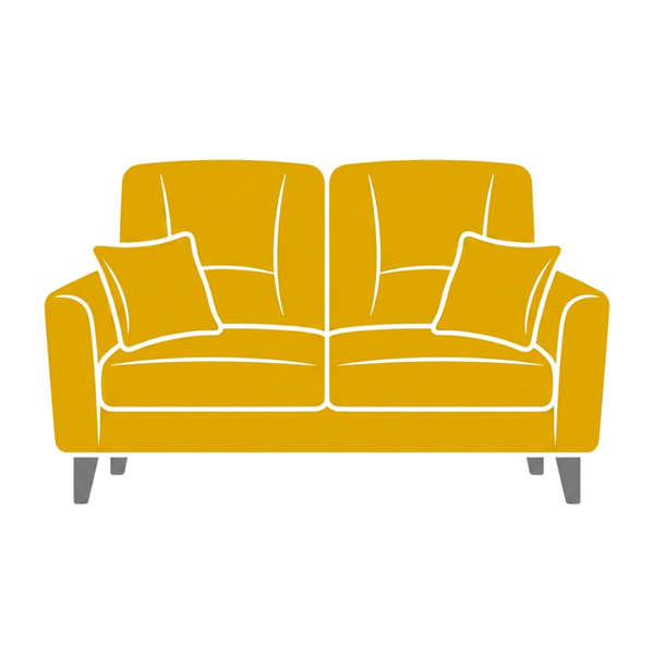 2-Sitzer Sofa Reinigung