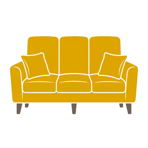 3-Sitzer Sofa Reinigung