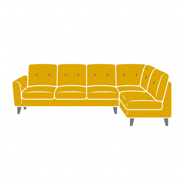 6-Sitzer Sofa Reinigung