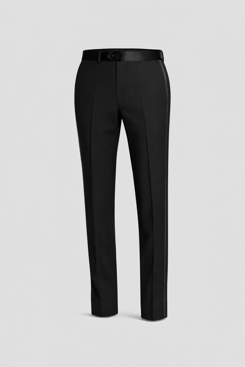 Egara Slim fit Black Tuxedo Pants