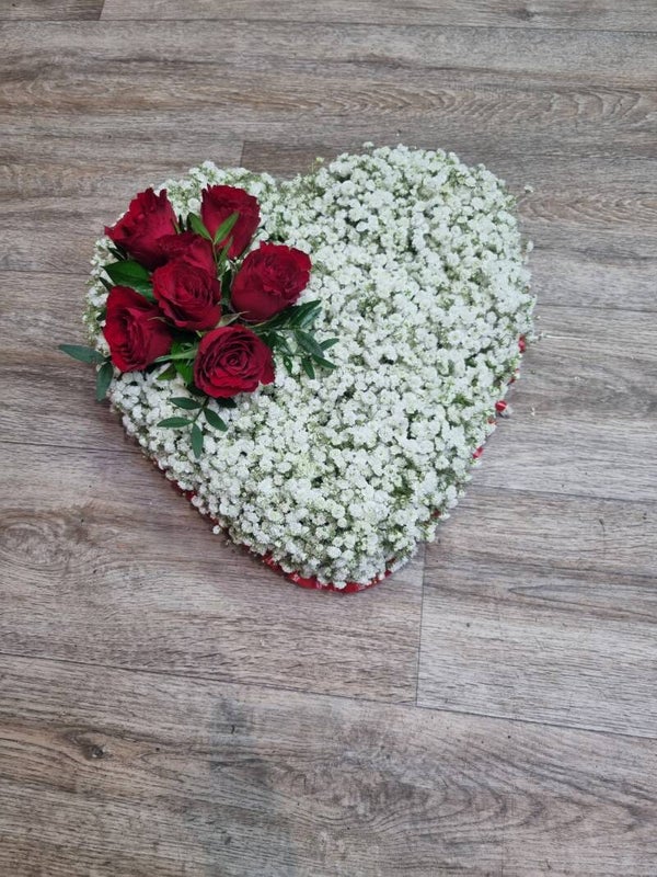 Gypsophila heart