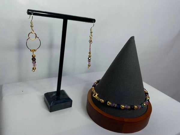 Bracelet and Earrings Set