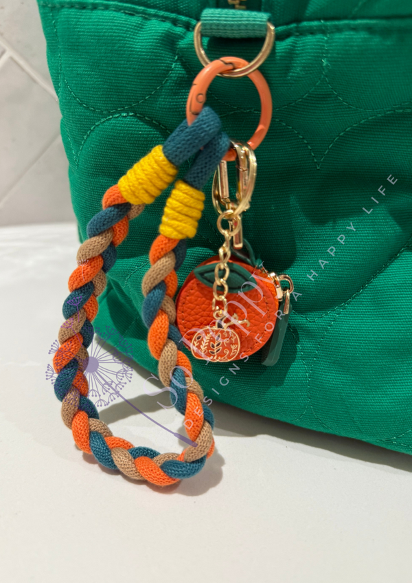 Halloween Charm - braided with bag