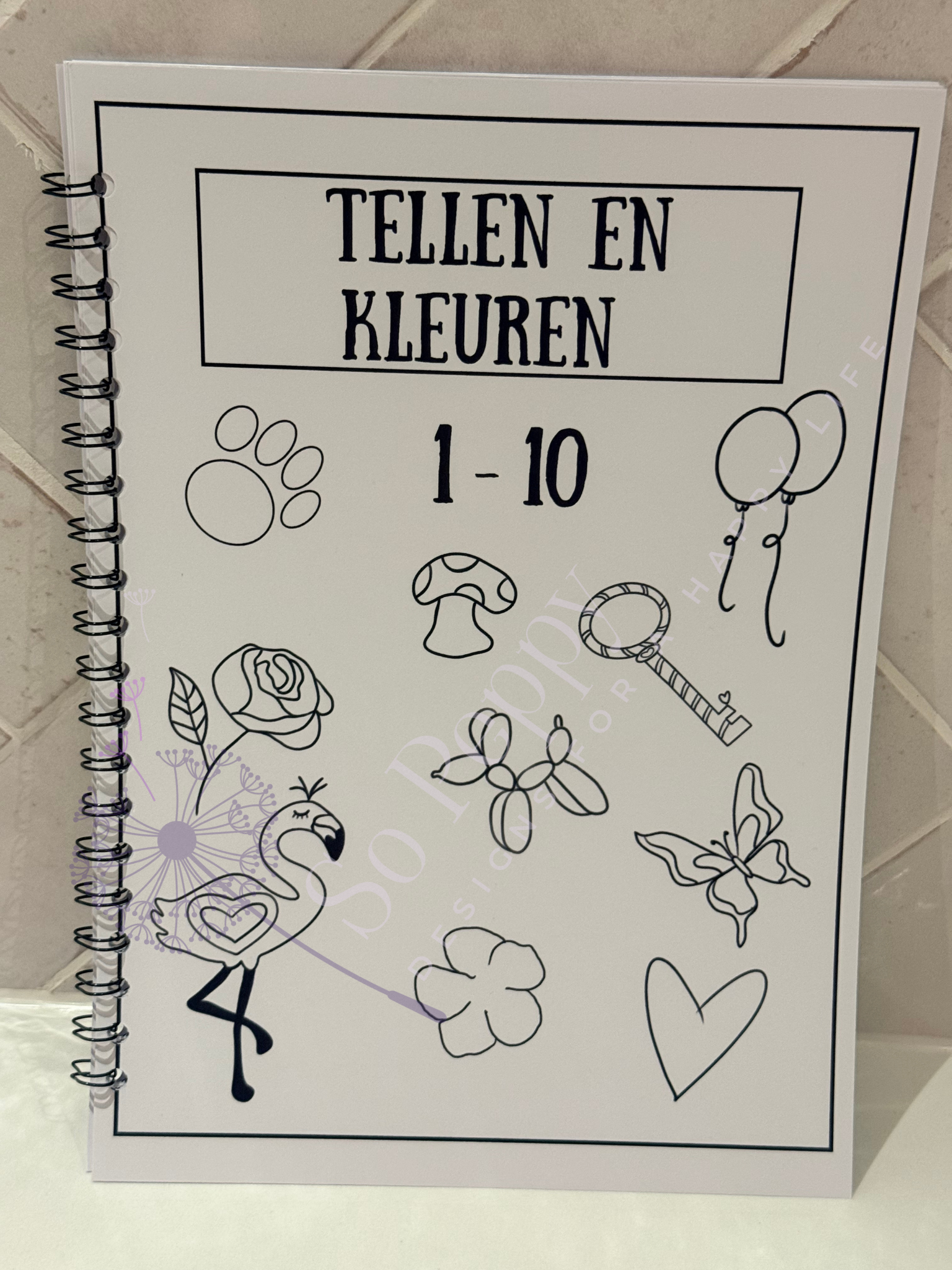 Tellen en kleuren 1-10