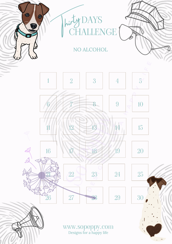 Challenge "No Alcohol" Police dog