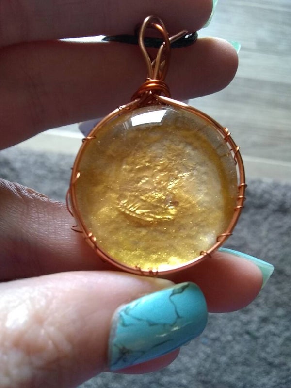 Galaxy Glass Pendant #6