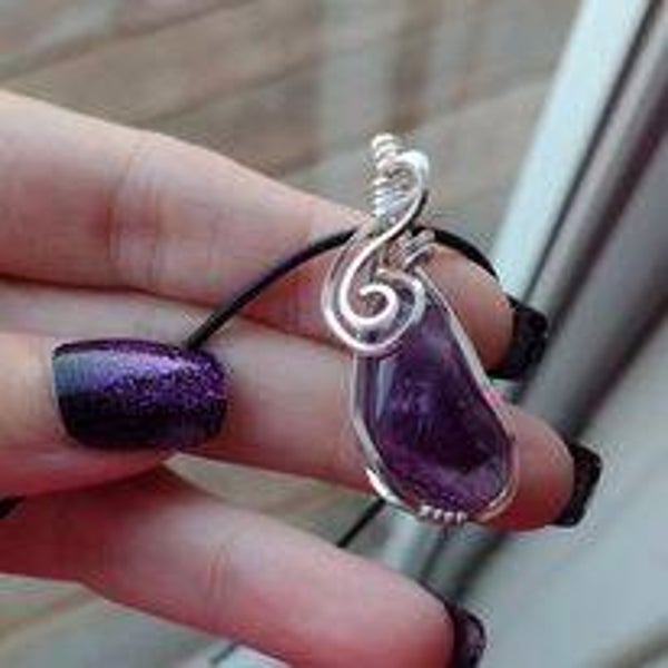 A-227 Amethyst Pendant