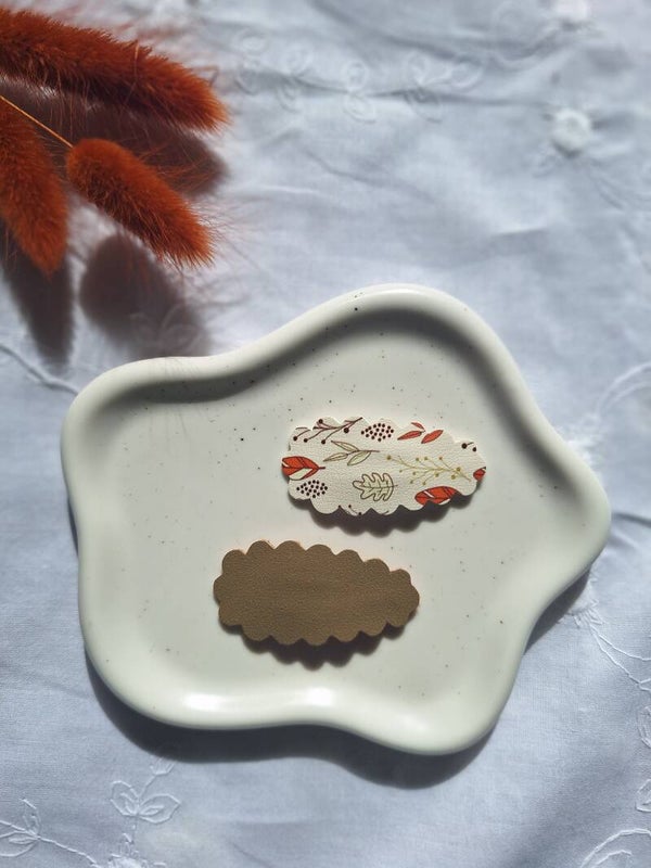 Klik klak set olijf - bloemen 2