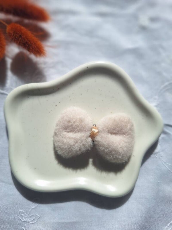 Antislip teddy strik wit