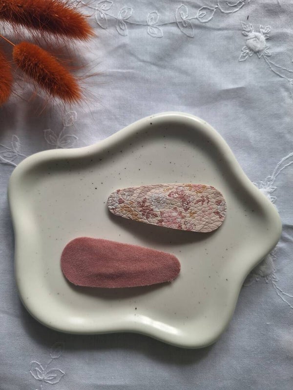 Klik klak set bloemen roze