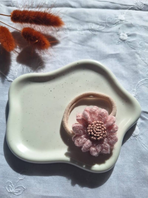 Elastiek pink woolflower