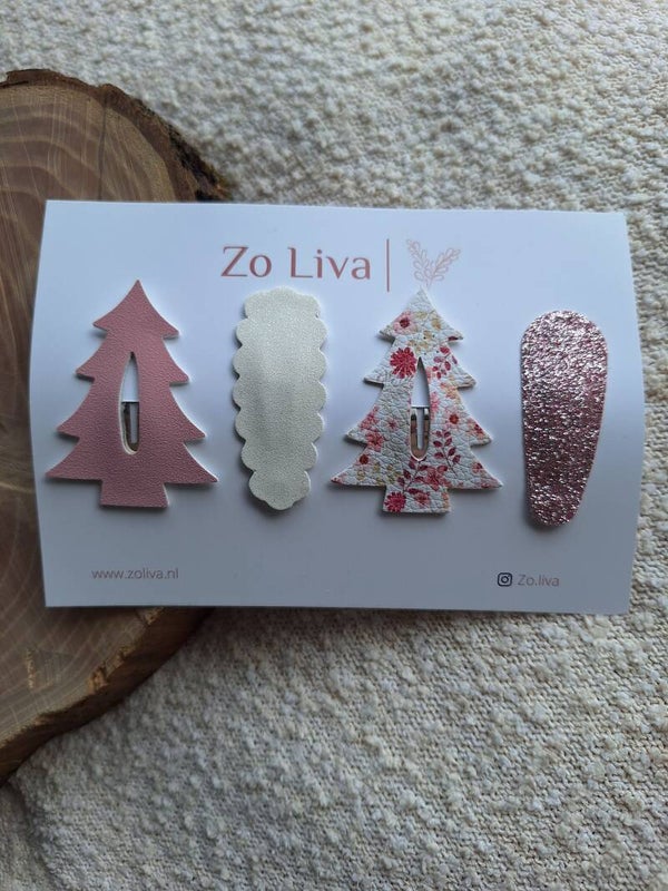 Cadeauset Christmas pink-white