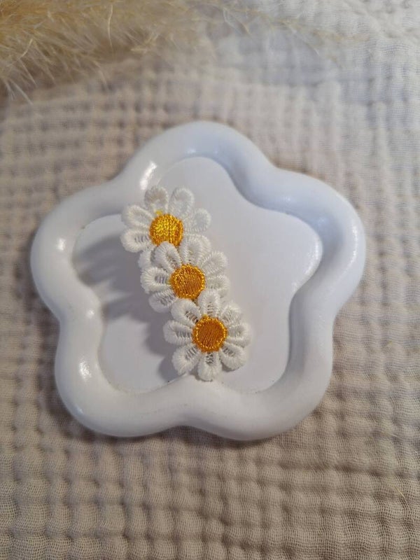 Alligator madelief oranje