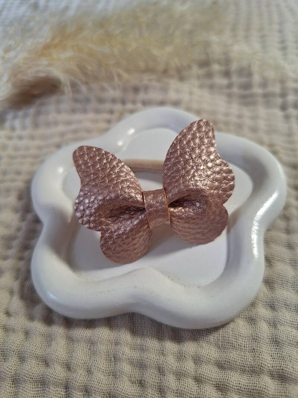 Elastiek vlinder roze