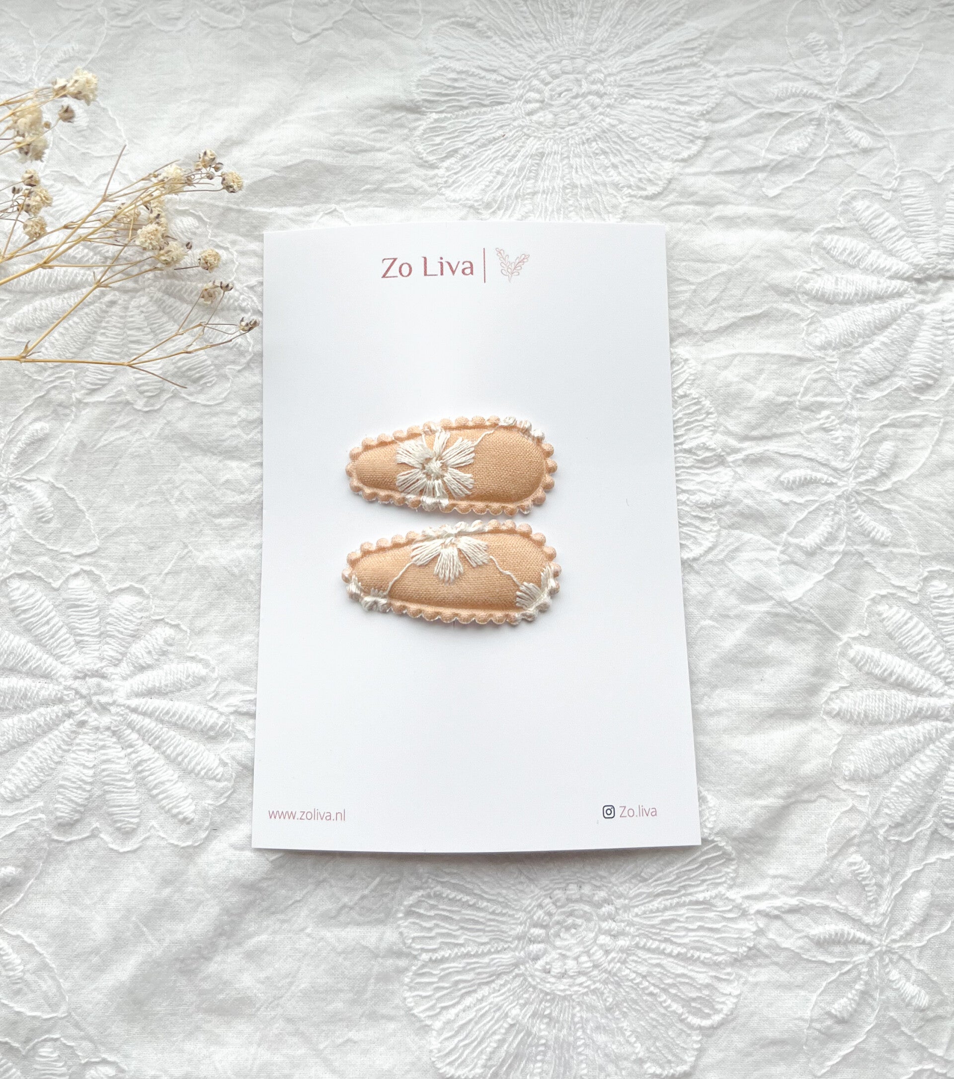 Bohemian Blossom - Peach 3,5 cm