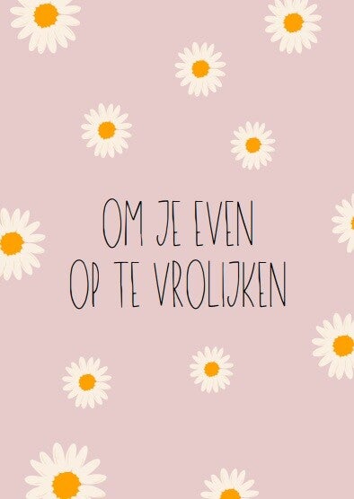 Madelief ‘Om je even op te vrolijken’