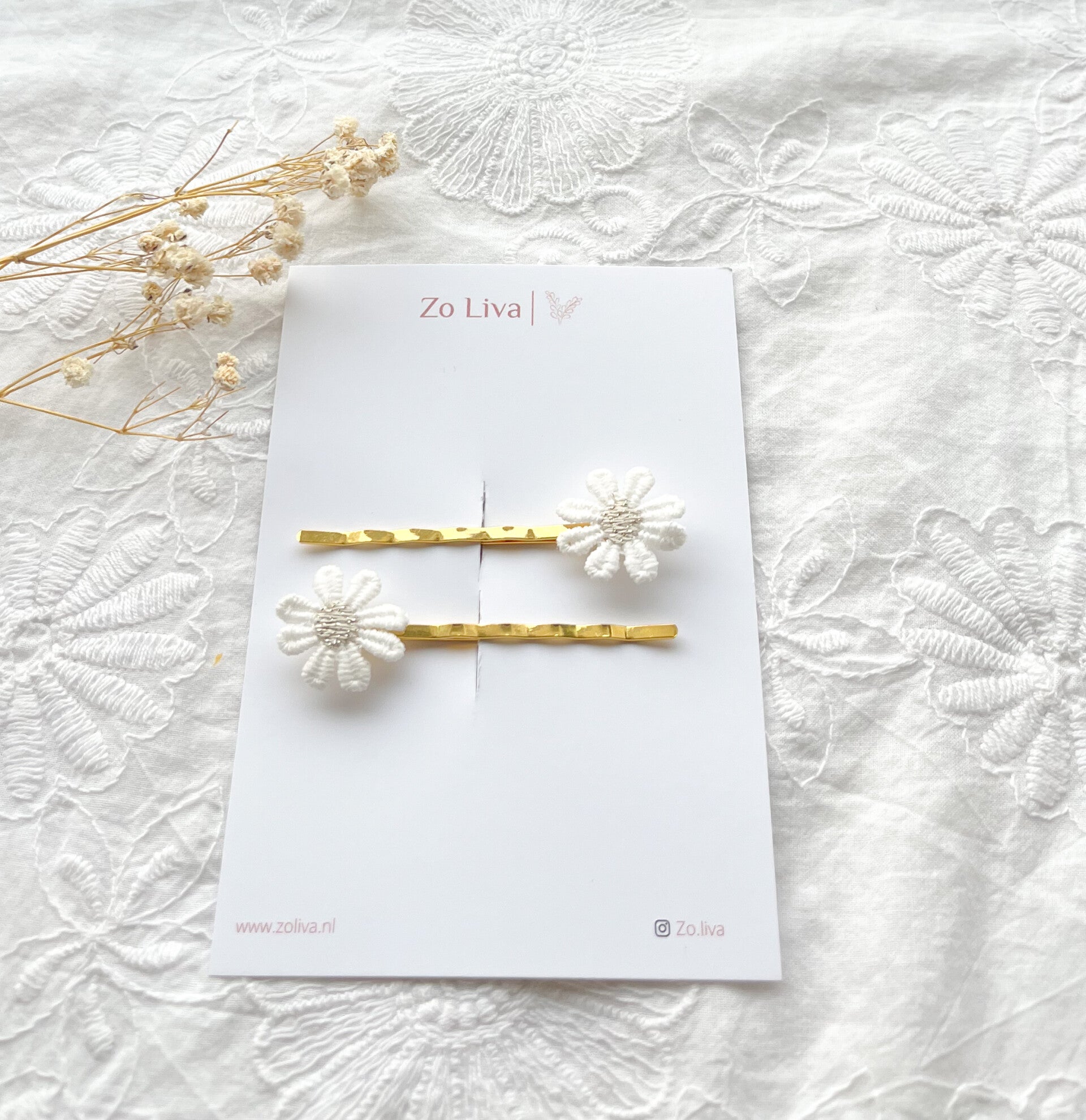 Bobby Pins Gold - madeliefjes