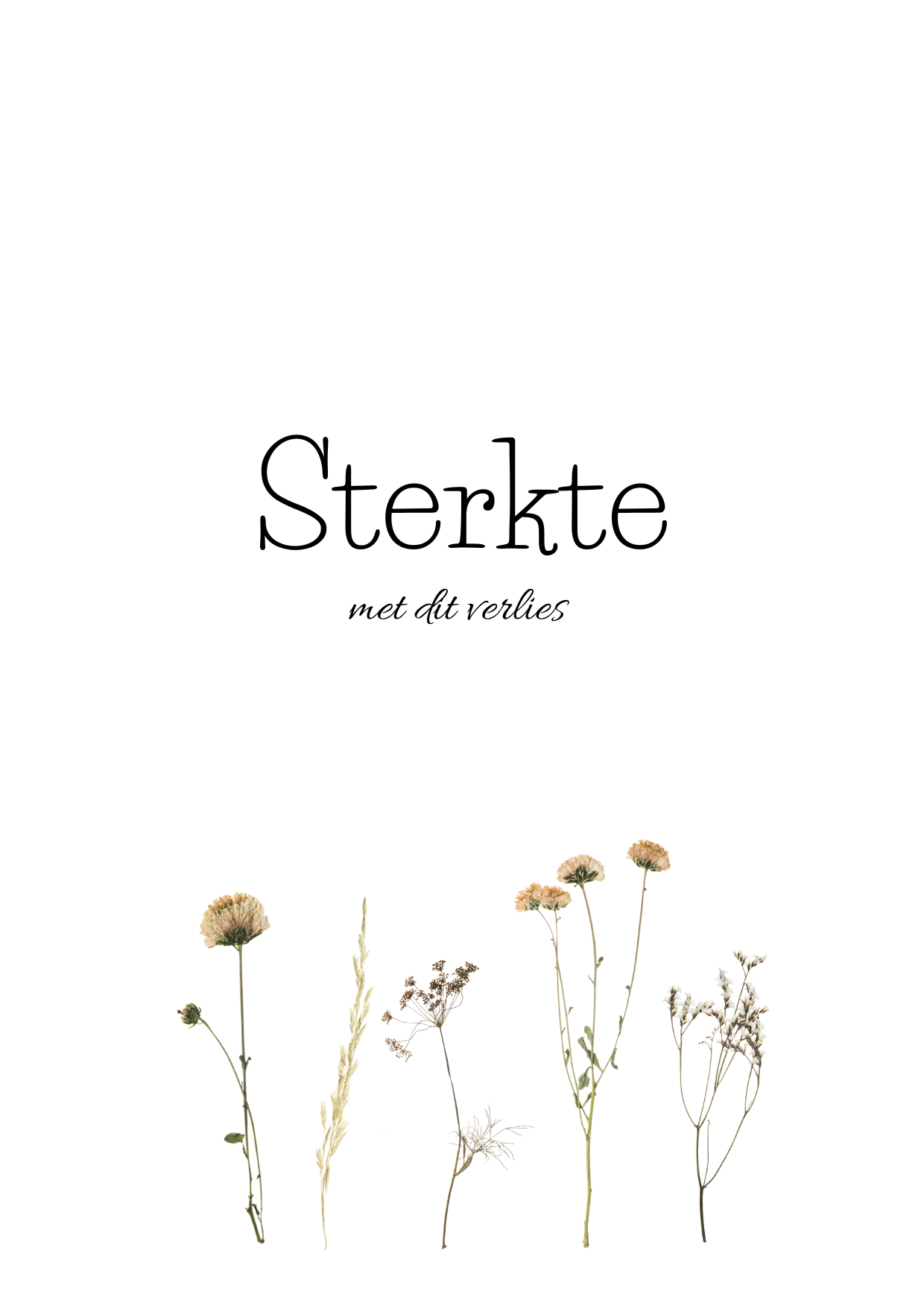 Wenskaart - Sterkte met dit verlies