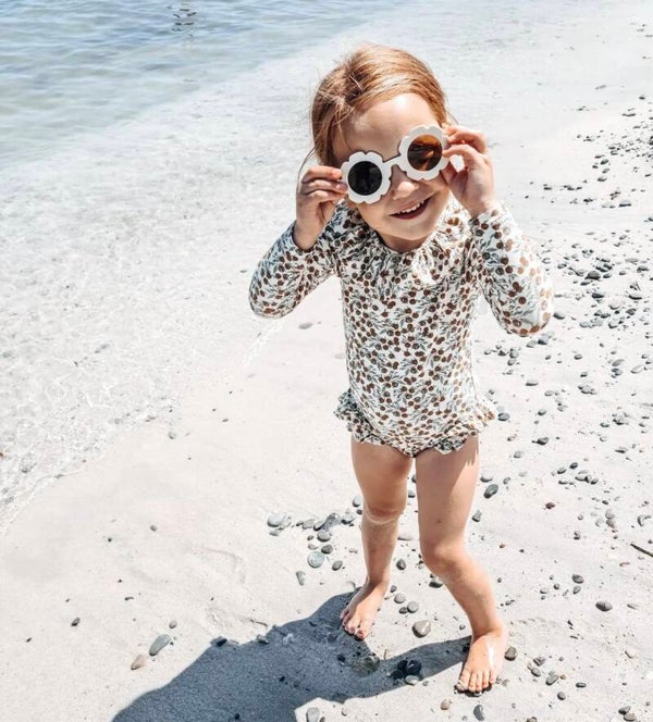 Zonnebril bloem - White/Cream