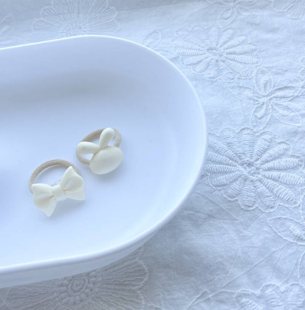 Haarelastieken - Strik & konijn