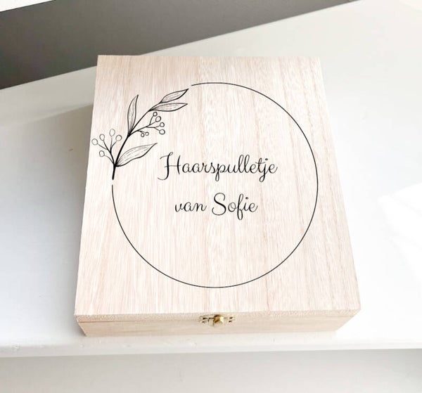 Hairclip box ontwerp 2 met 9 vakken